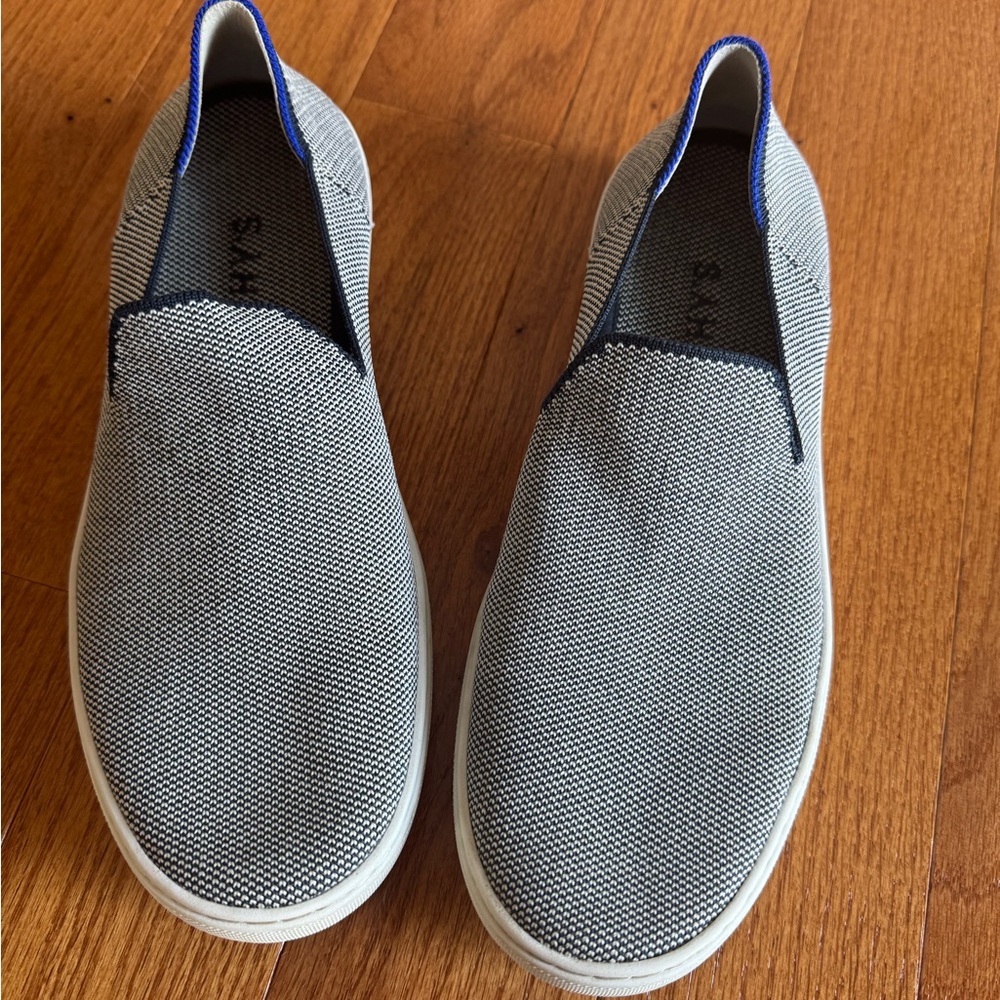 Rothy's Gray and Blue Women's Slip-On Flats